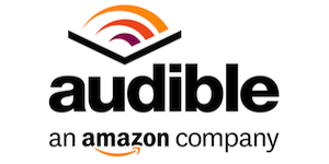Logo for Audible: an Amazon company