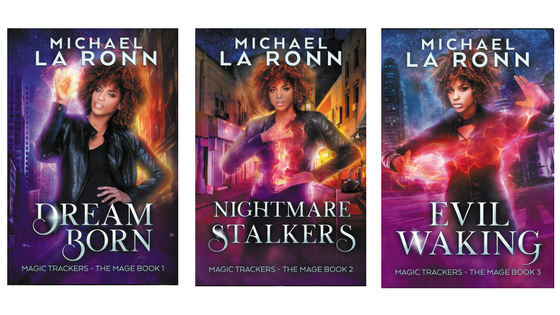 Banner with all three books in Magic Trackers series.