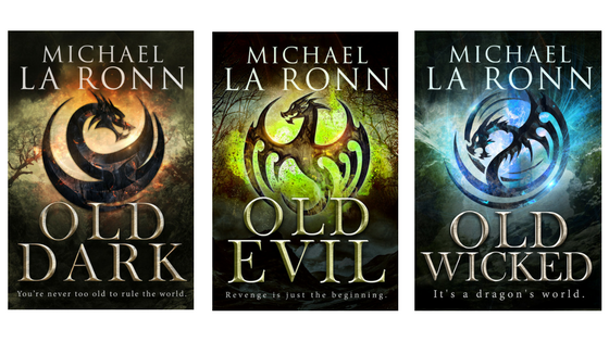 All 3 covers of The Last Dragon Lord series